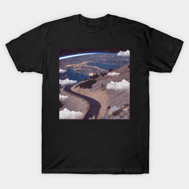 Cosmic Roadtrip T-Shirt by RiddhiShah